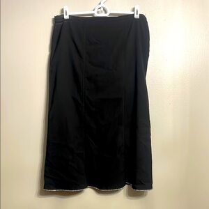 Elegant Vintage Black Skirt